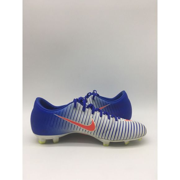 Nike Mercurial Soccer Cleats Womens 7.5 Blue Crimson Victory VII FG - Picture 4 of 9